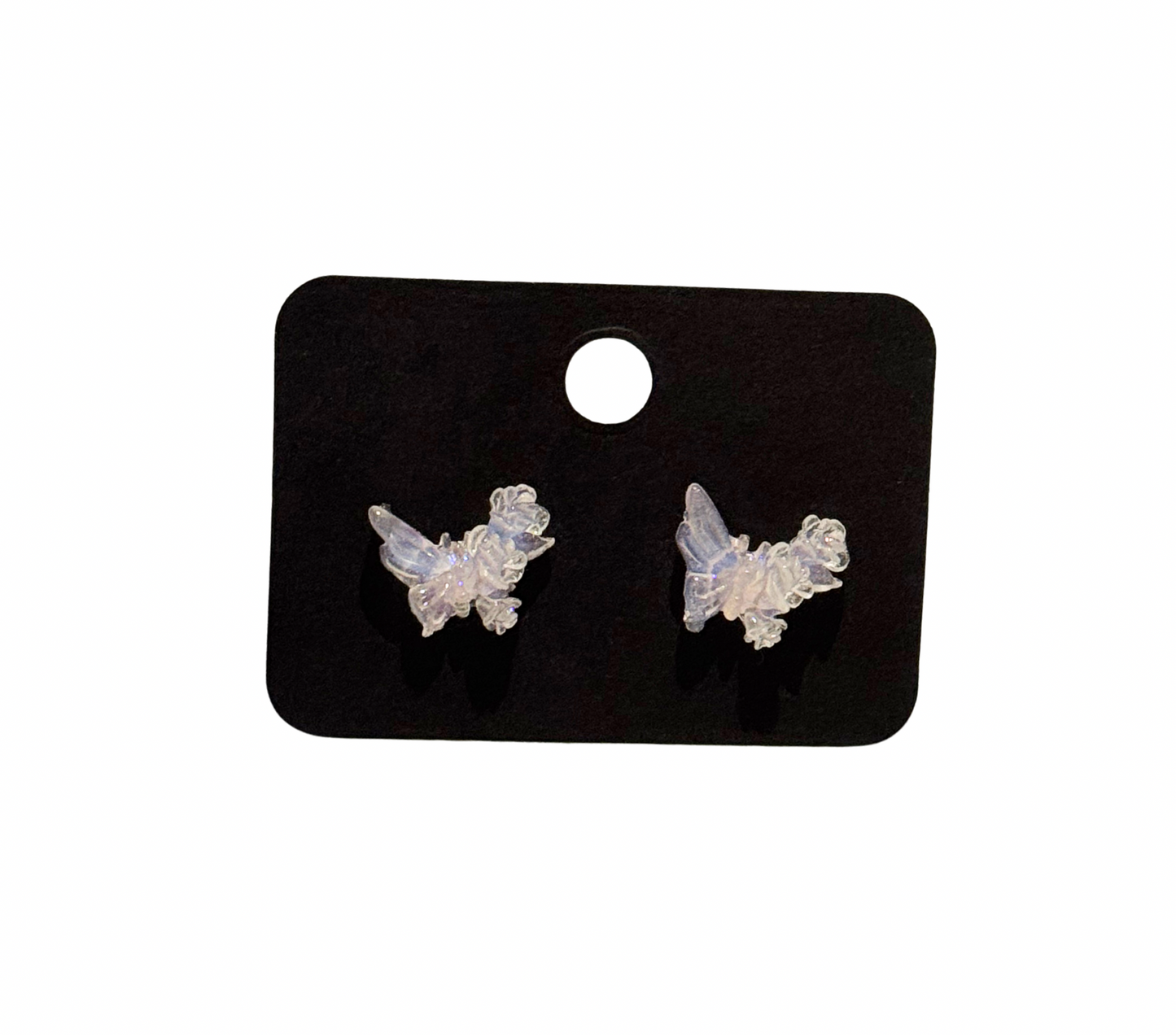 Butterfly flower earring