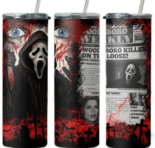 Ghostface tumbler